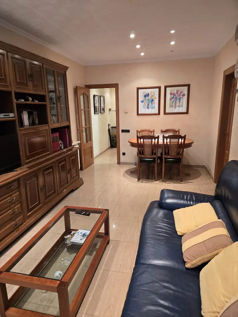 Living room of Flat for sale in  Barcelona Capital  with Air Conditioner, Heating and Balcony