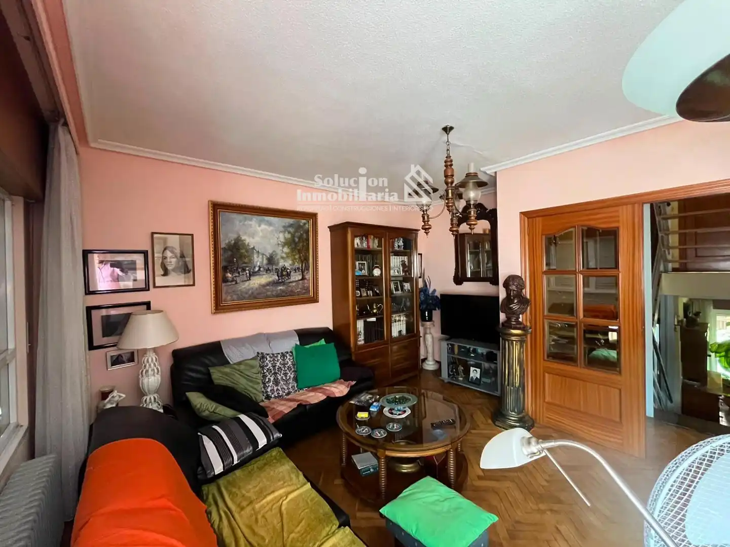 Sala de estar de Casa adosada en venta en Salamanca con Calefacción, Jardín privado y Terraza