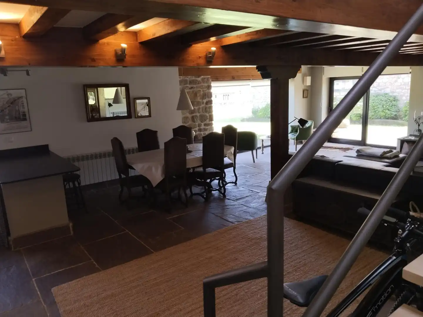 Menjador de Casa o xalet de lloguer en Molledo amb Calefacció, Jardí privat i Terrassa