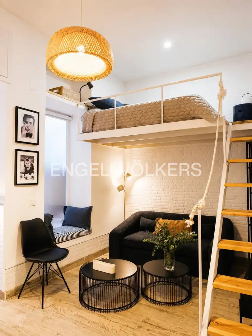 Terraza de Apartamento de alquiler en Madrid con Calefacción