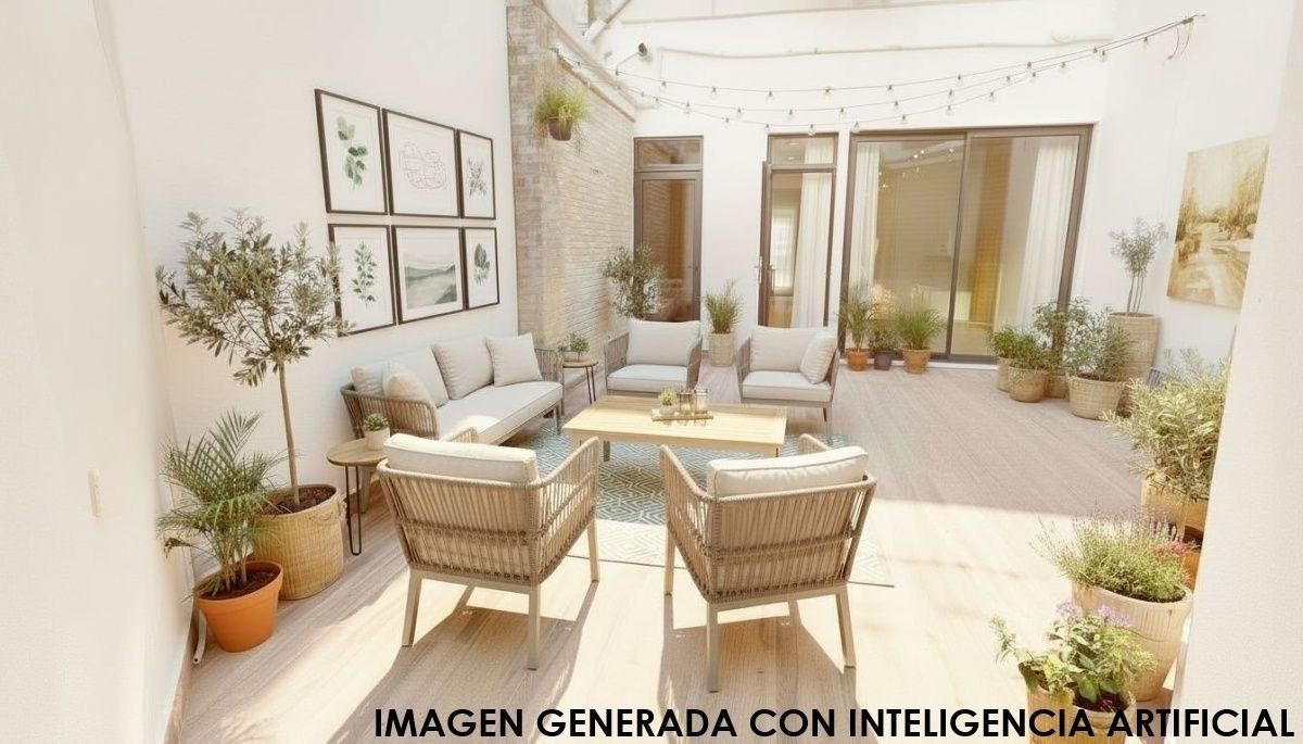 Terrace of Flat for sale in  Valencia Capital  with Air Conditioner and Terrace