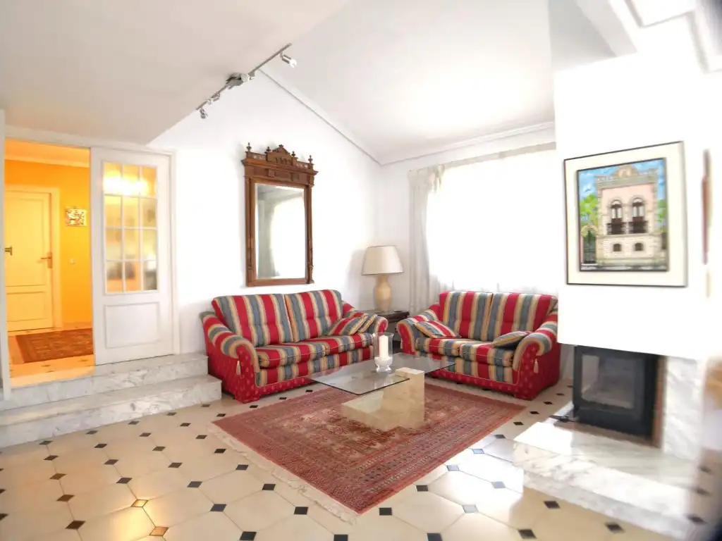 Sala d'estar de Casa o xalet en venda en Las Rozas de Madrid