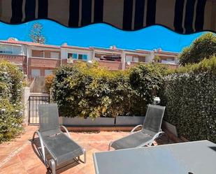 Terrassa de Casa adosada de lloguer en Sant Joan d'Alacant amb Aire condicionat, Calefacció i Jardí privat