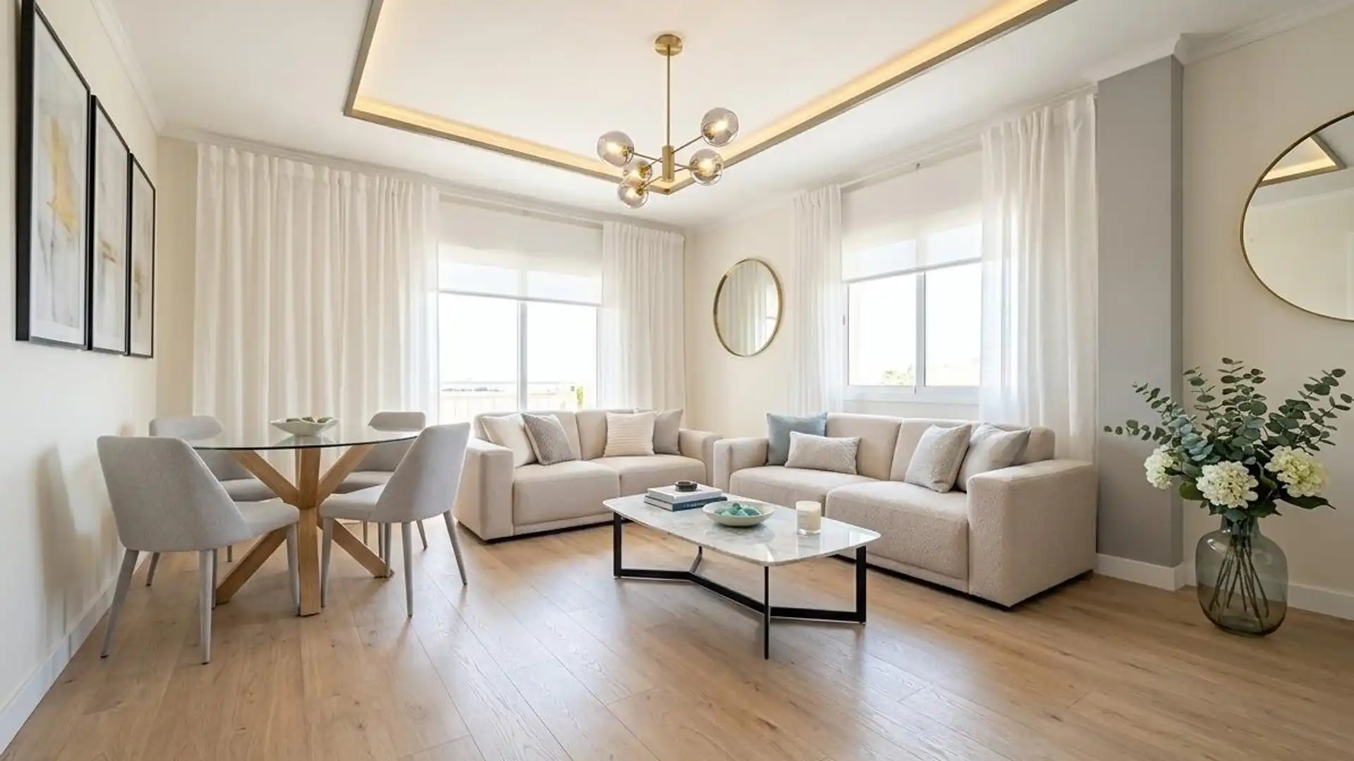 Wohnzimmer von Wohnung zum Verkauf in Cártama mit Terrasse