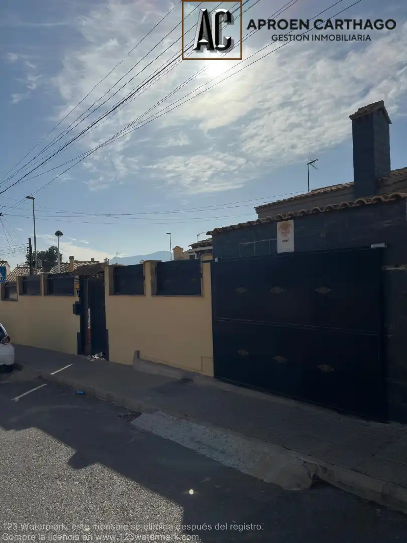 Vista exterior de Casa o chalet en venta en Cartagena con Aire acondicionado, Calefacción y Jardín privado