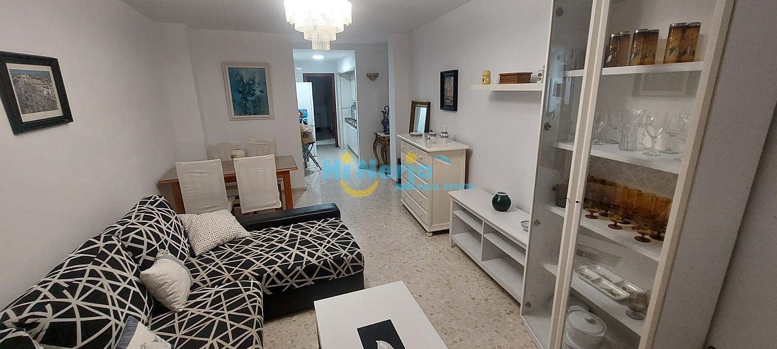 Sala de estar de Apartamento de alquiler en Málaga Capital con Terraza, Microondas y Se aceptan mascotas
