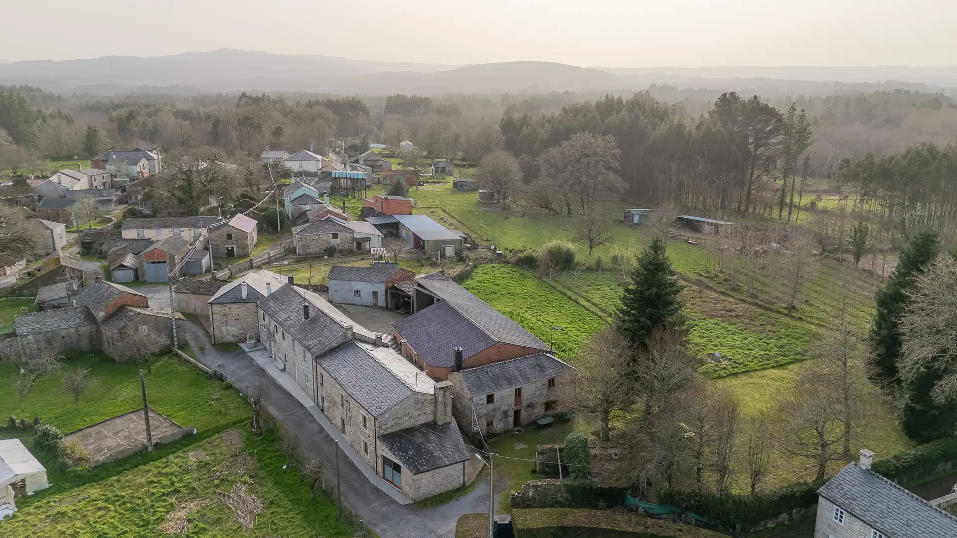 Vista exterior de Finca rústica en venta en Guitiriz con Amueblado