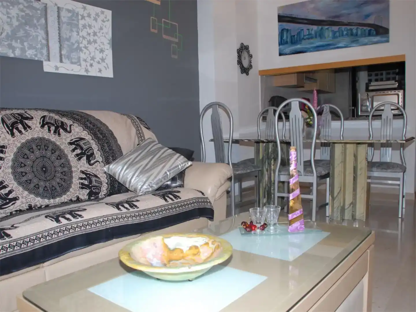 Living room of Flat for rent in El Campello