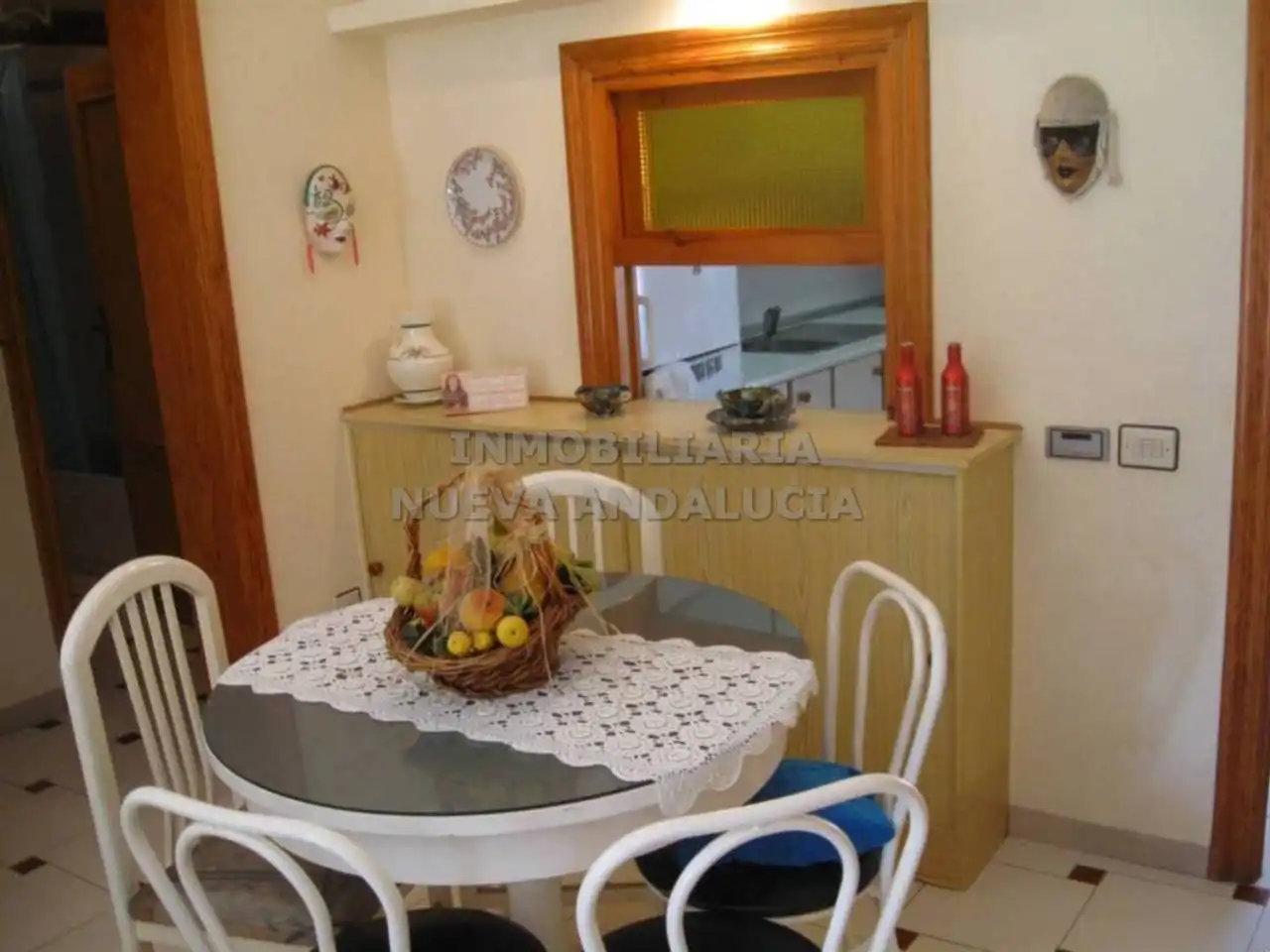 Comedor de Piso de alquiler en Almería con Terraza, Amueblado y Piscina comunitaria