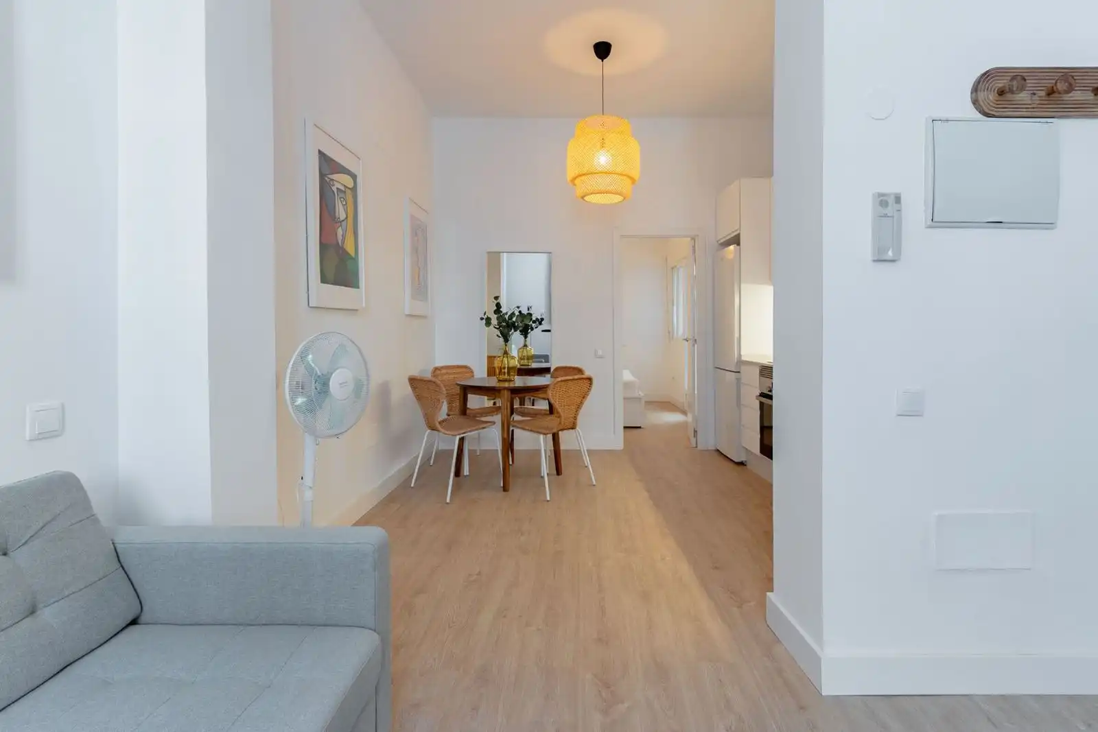 Dining room of Flat for sale in Málaga  with Air Conditioner, Furnished and Internet