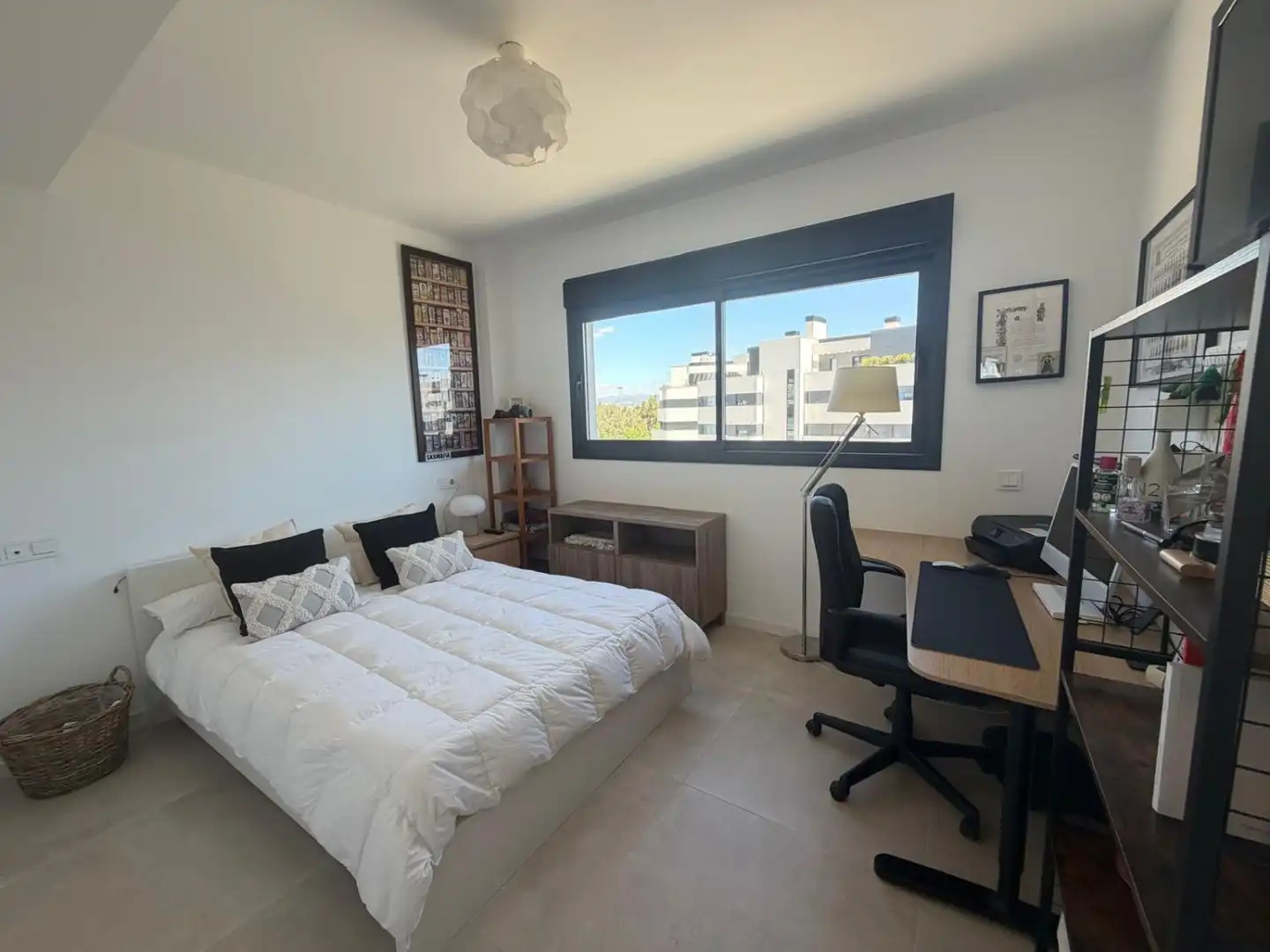 Schlafzimmer von Dachboden zum Verkauf in Torremolinos mit Klimaanlage, Heizung und Terrasse