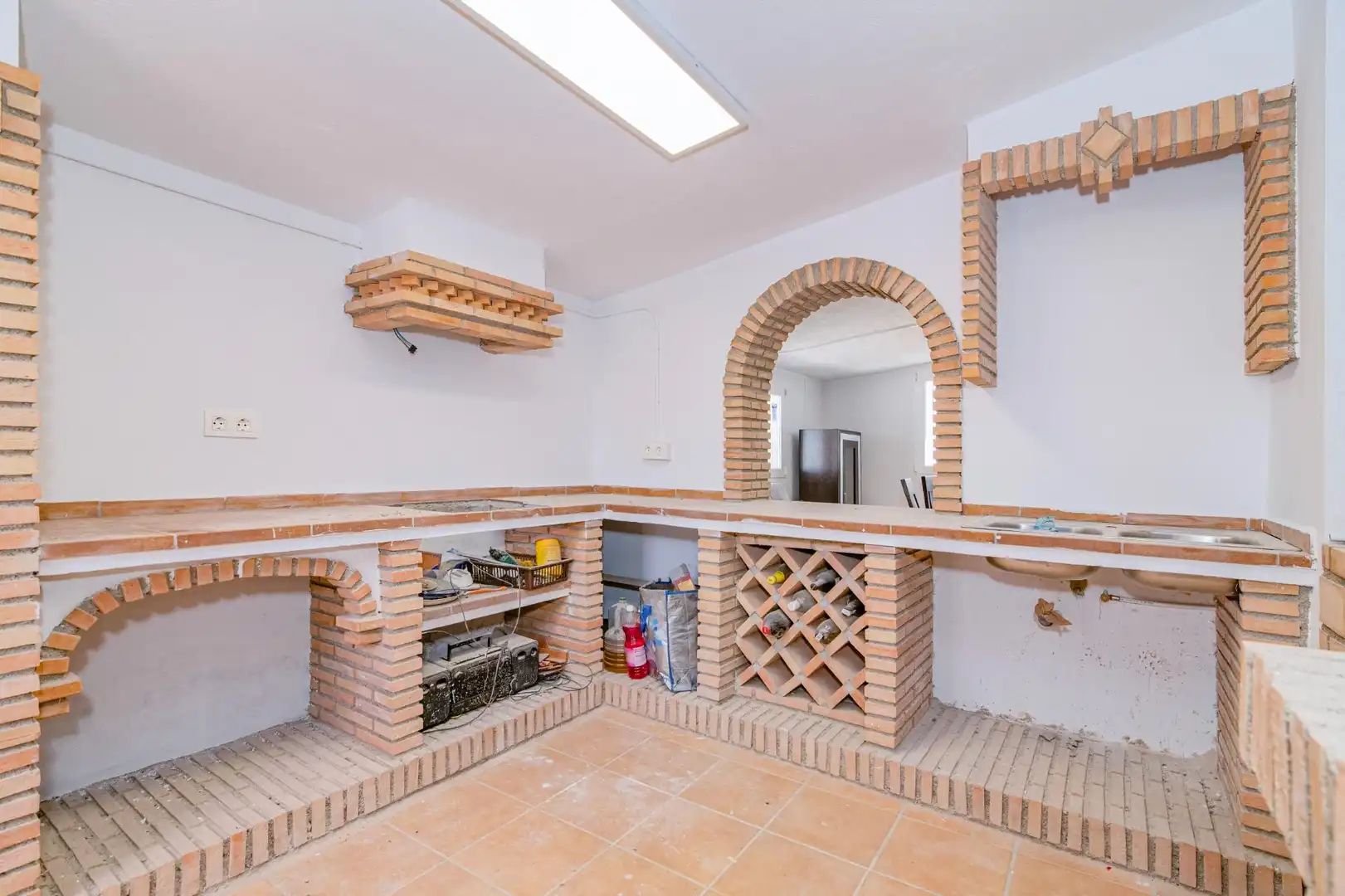 Cocina de Finca rústica de alquiler en Chauchina con Aire acondicionado, Terraza y Trastero