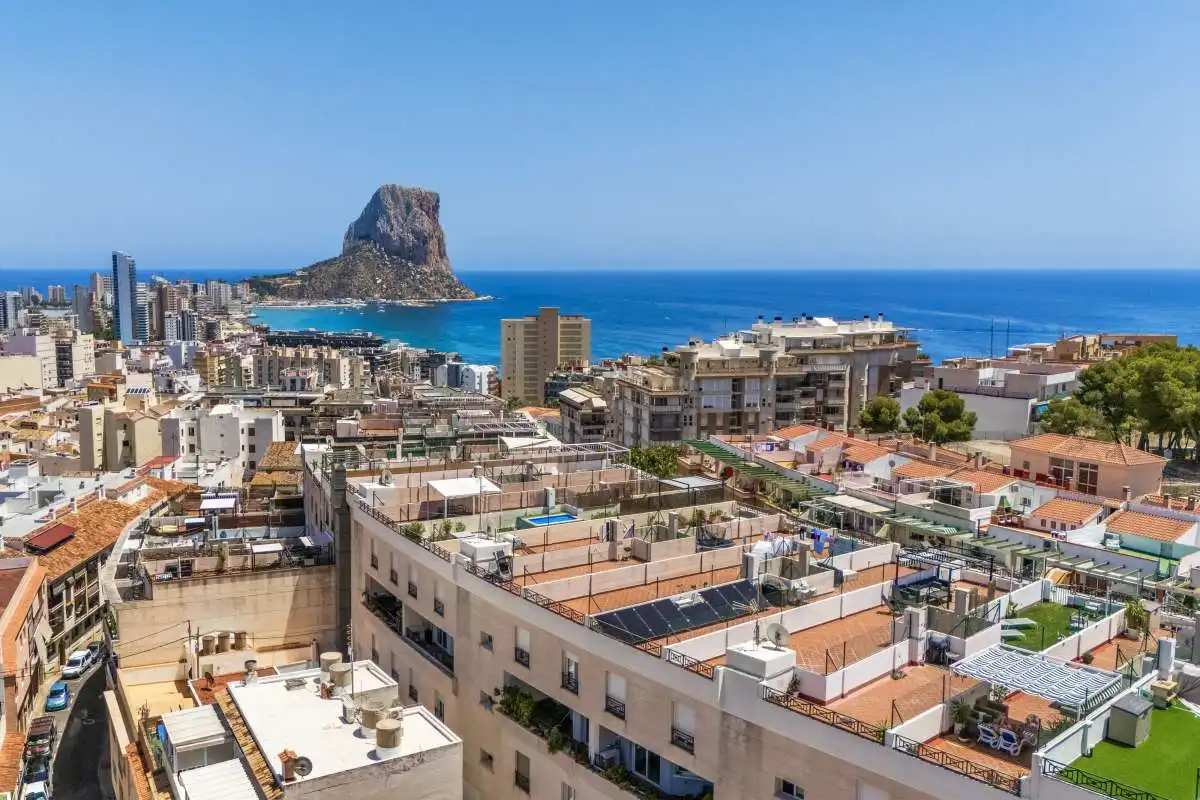 Vista exterior de Apartamento en venta en Calpe / Calp