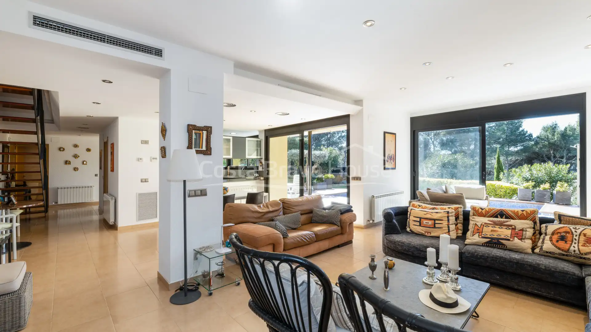 Sala de estar de Casa o chalet en venta en Palafrugell con Aire acondicionado, Calefacción y Jardín privado