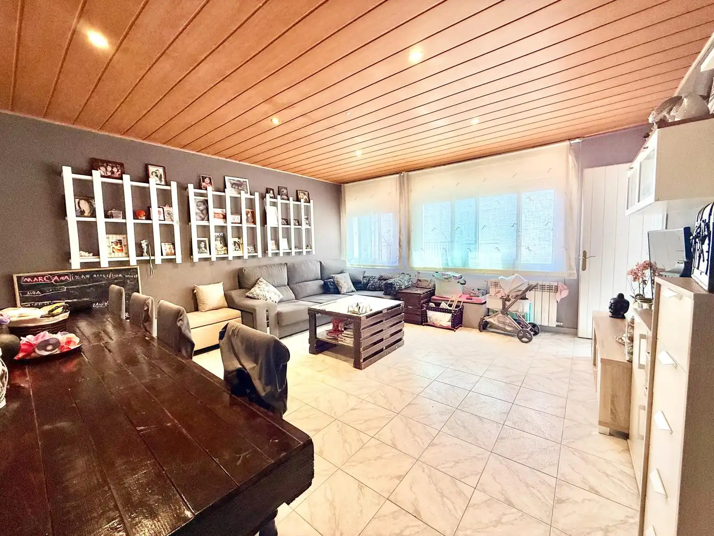 Sala de estar de Piso en venta en Malgrat de Mar con Calefacción y Balcón