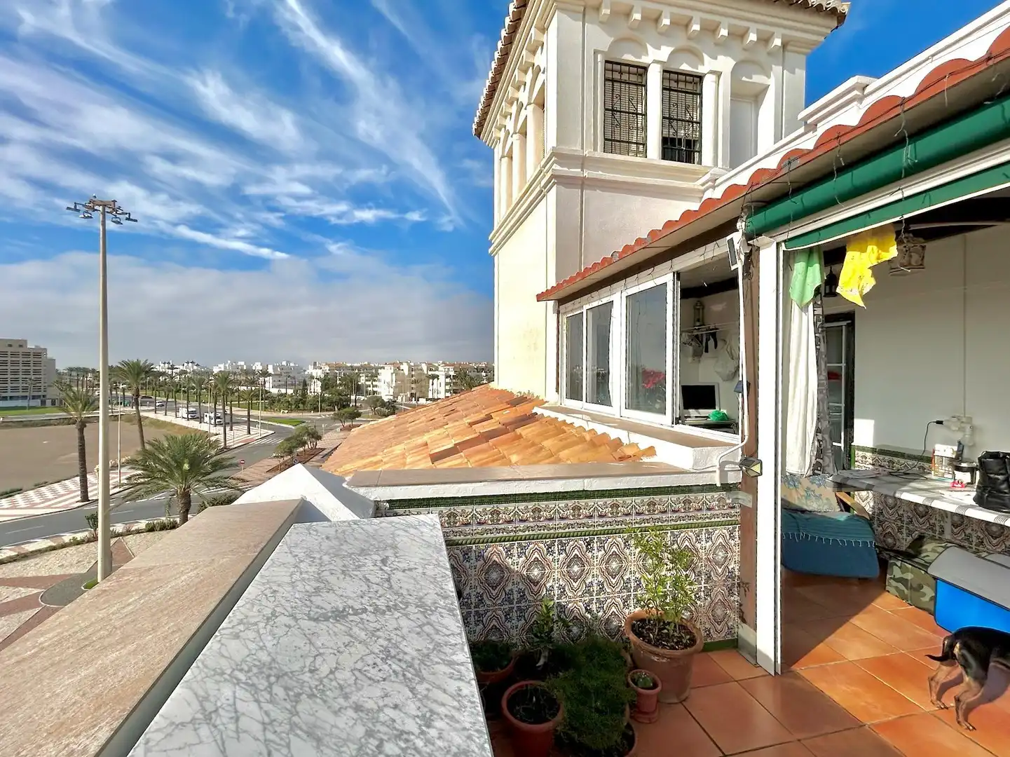 Terrace of Attic for sale in Roquetas de Mar  with Private garden, Terrace and Furnished