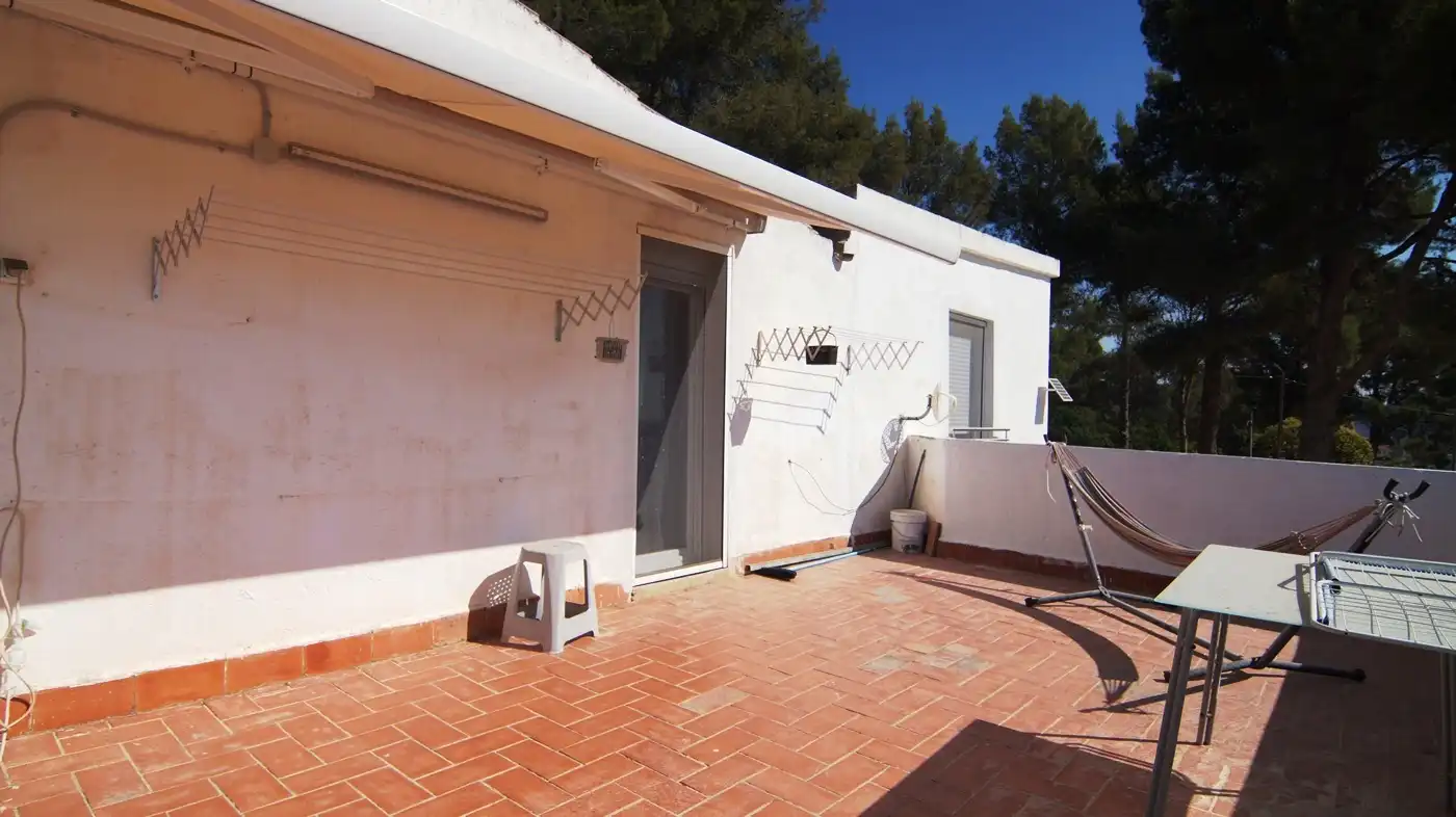 Terrasse von Country house zum Verkauf in Alcover mit Klimaanlage, Heizung und Privatgarten