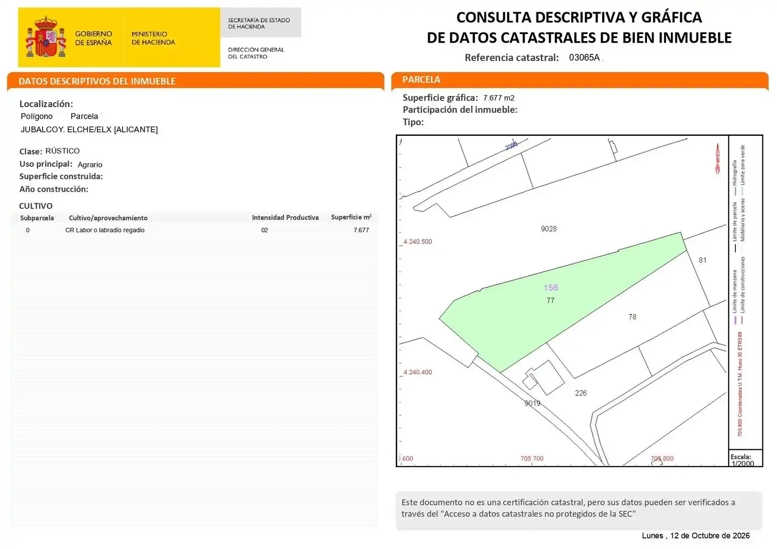 Rural land for sale in Jubalcoi, imagen 16