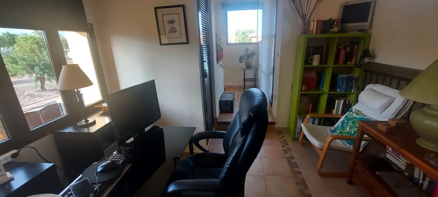 Sala d'estar de Finca rústica en venda en Fuente Álamo de Murcia amb Aire condicionat, Calefacció i Jardí privat