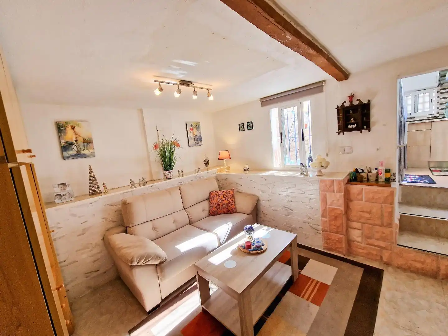 Sala d'estar de Casa adosada en venda en San Fulgencio