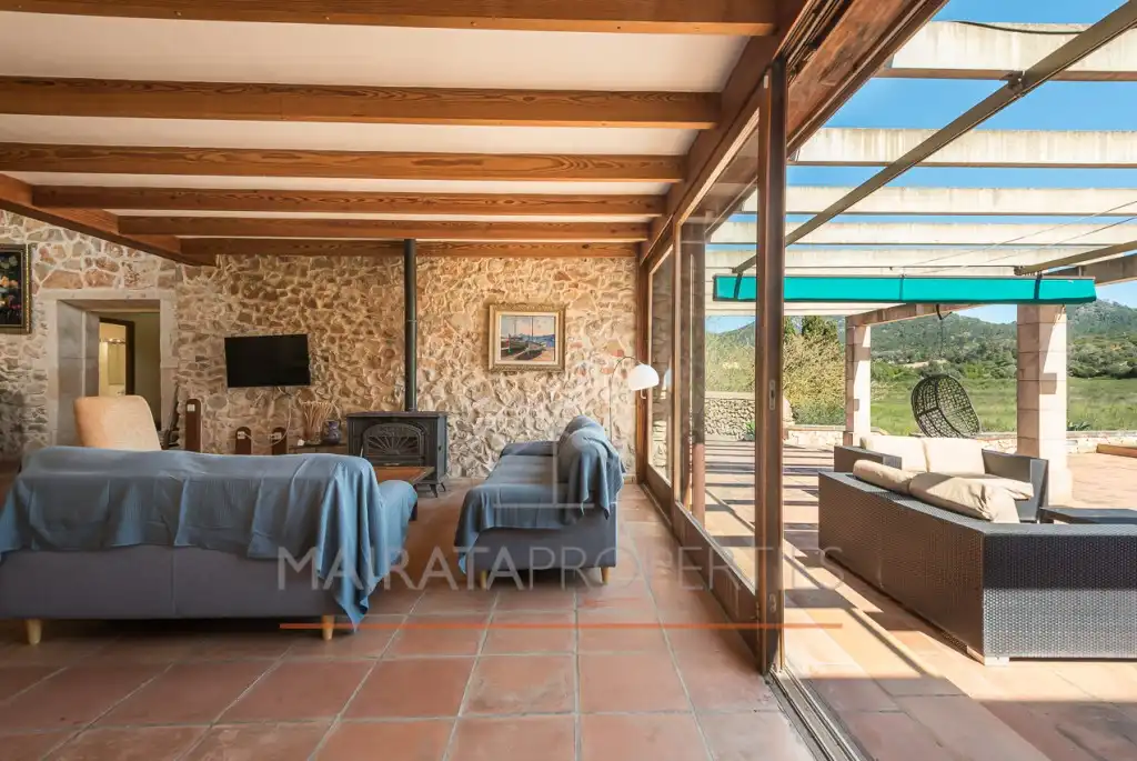 Terrassa de Finca rústica en venda en Felanitx amb Aire condicionat, Jardí privat i Terrassa