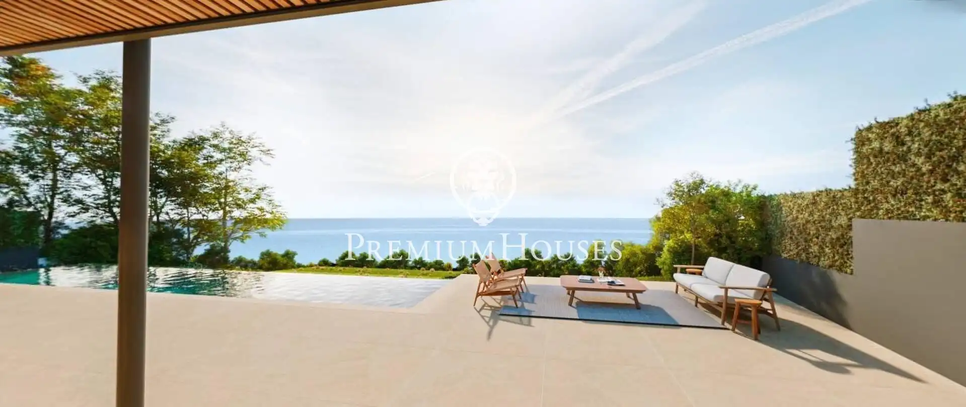 Terrace of Houses for sale in Sant Andreu de Llavaneres  with Air Conditioner, Heating and Private garden