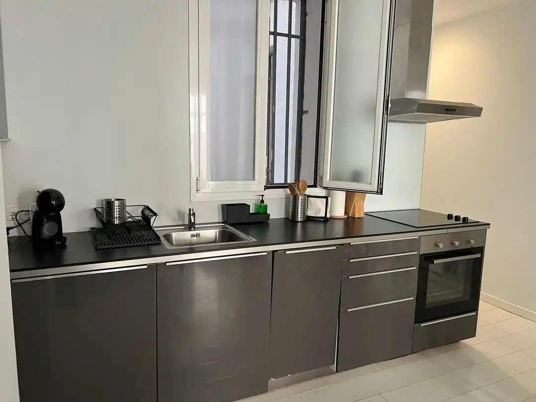 Kitchen of Flat for rent in Madrid  with Heating and Terrace