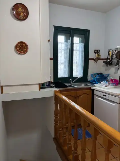 Cocina de Casa o chalet en venta en Narón con Calefacción, Jardín privado y Parquet