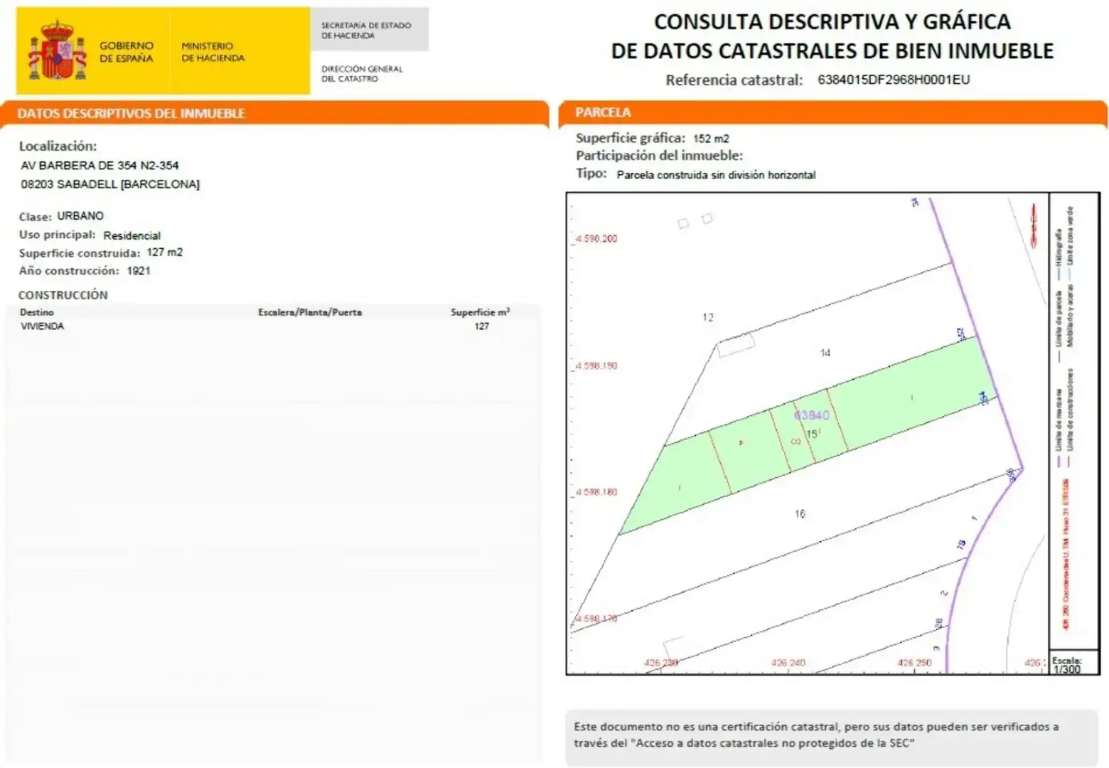 Terreno residencial en venta en avda Barberá