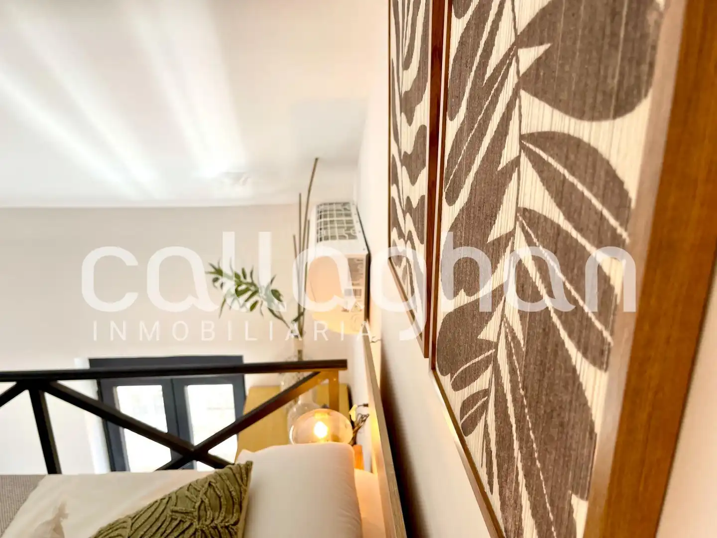 Schlafzimmer von Loft zur Miete in Valencia mit Klimaanlage, Heizung und Abstellraum