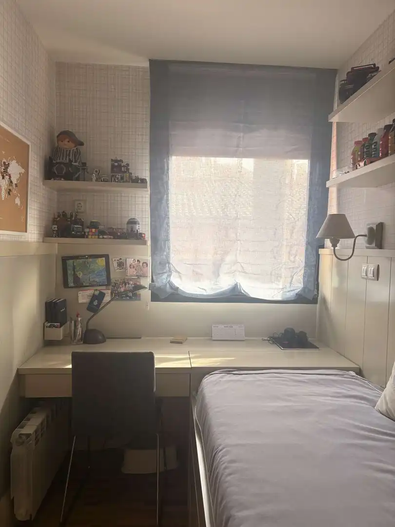 Bedroom of Flat for share in Sant Joan Despí  with Air Conditioner, Terrace and Furnished