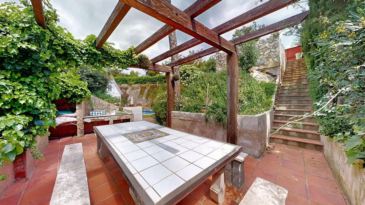 Terrassa de Casa o xalet en venda en Arenys de Munt amb Calefacció, Jardí privat i Terrassa