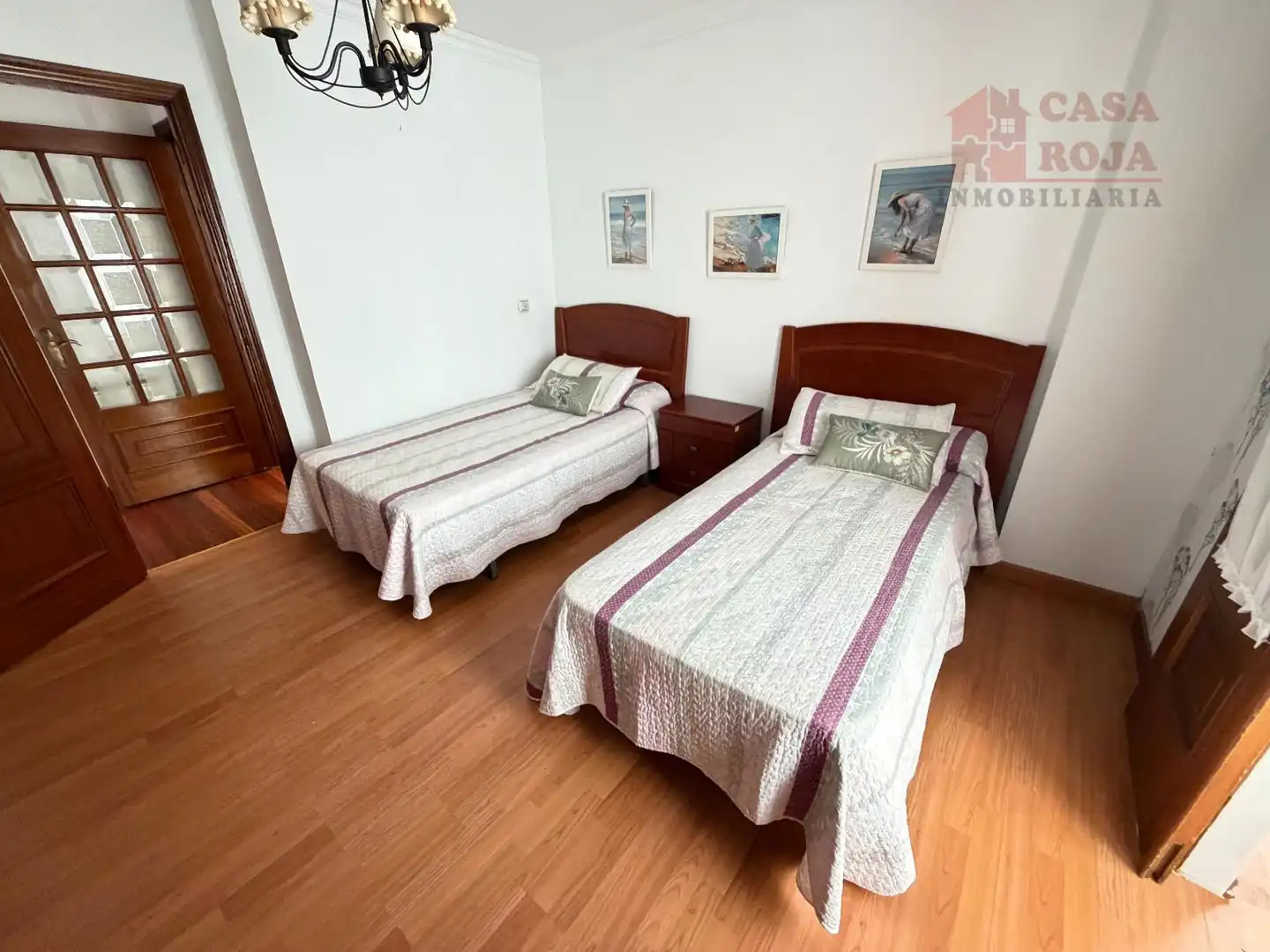Bedroom of Flat for sale in Cangas   with Heating, Parquet flooring and Washing machine