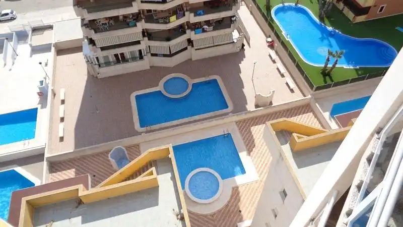 Piscina de Apartamento en venta en Tavernes de la Valldigna con Terraza, Amueblado y Balcón