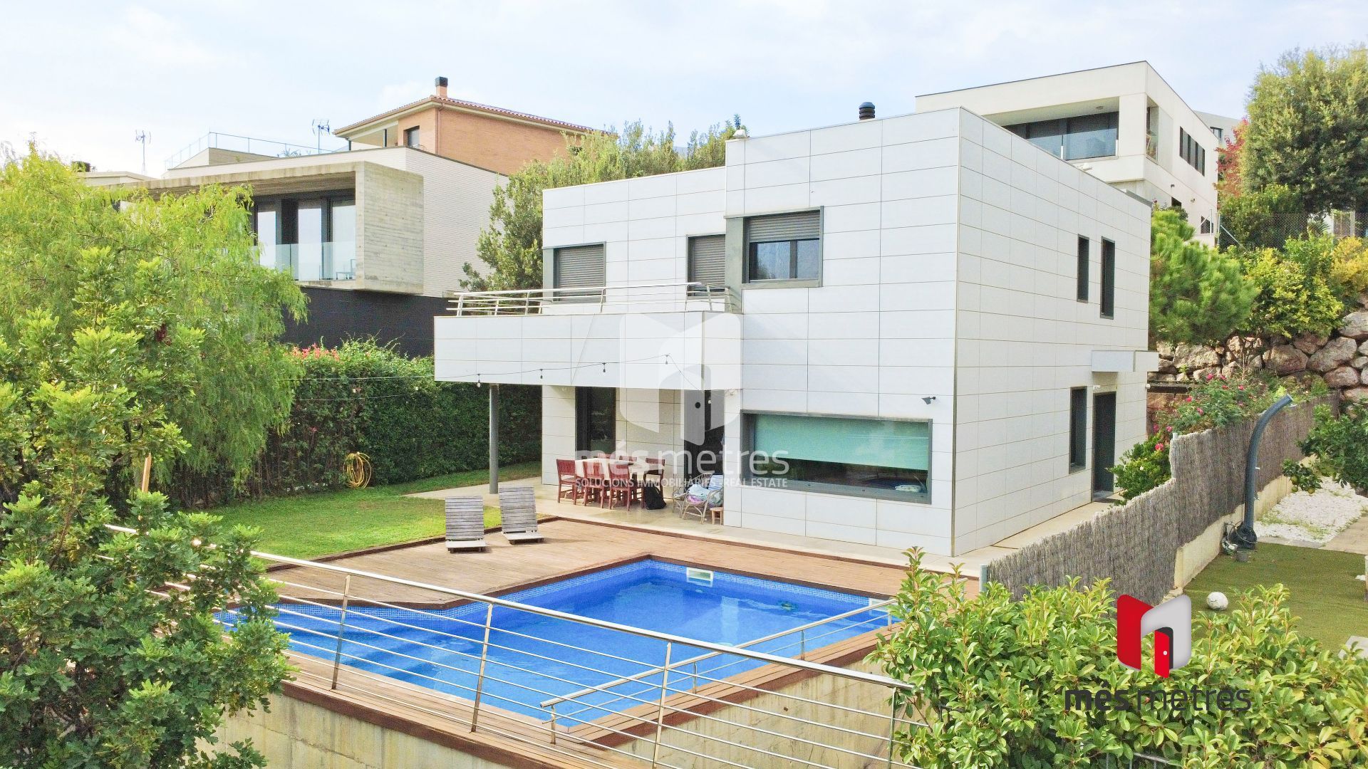 Vista exterior de Casa o chalet en venta en Teià con Aire acondicionado, Calefacción y Jardín privado