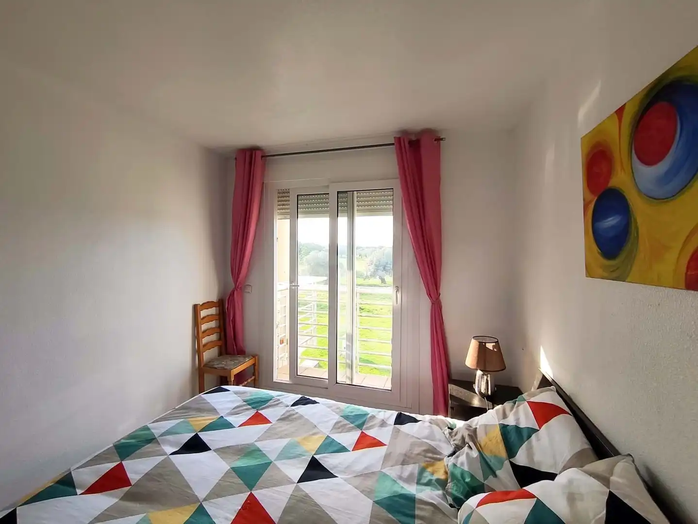 Schlafzimmer von Dachboden zum Verkauf in San Jorge / Sant Jordi mit Klimaanlage, Terrasse und Schwimmbad