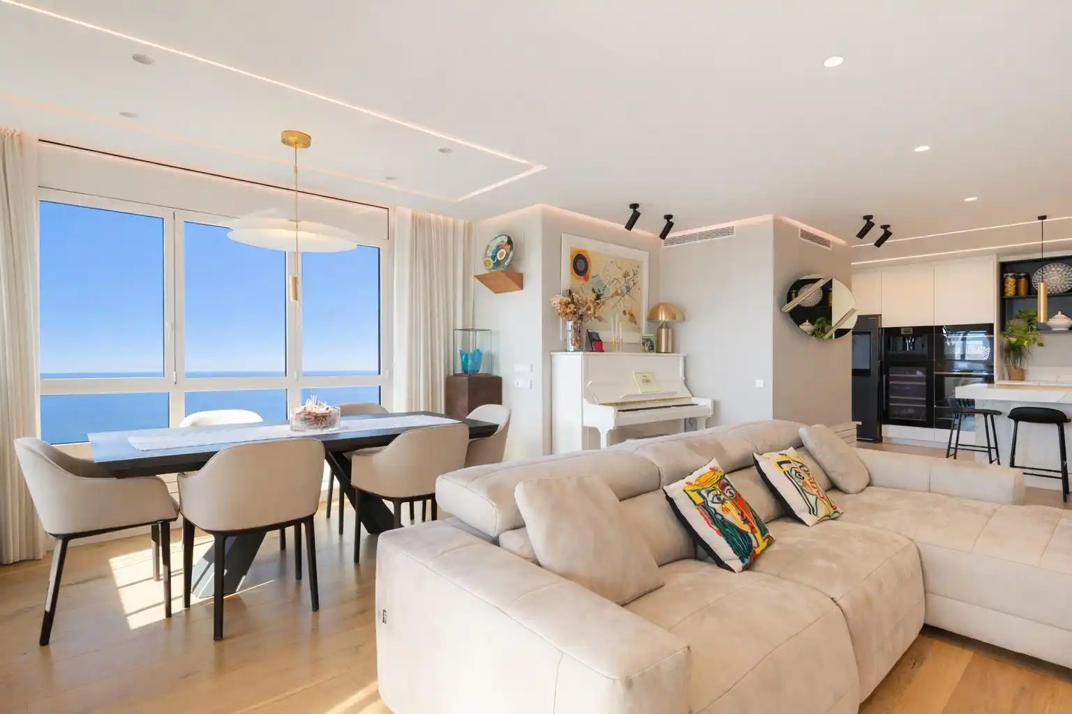 Sala de estar de Ático en venta en Sabadell con Aire acondicionado, Calefacción y Parquet