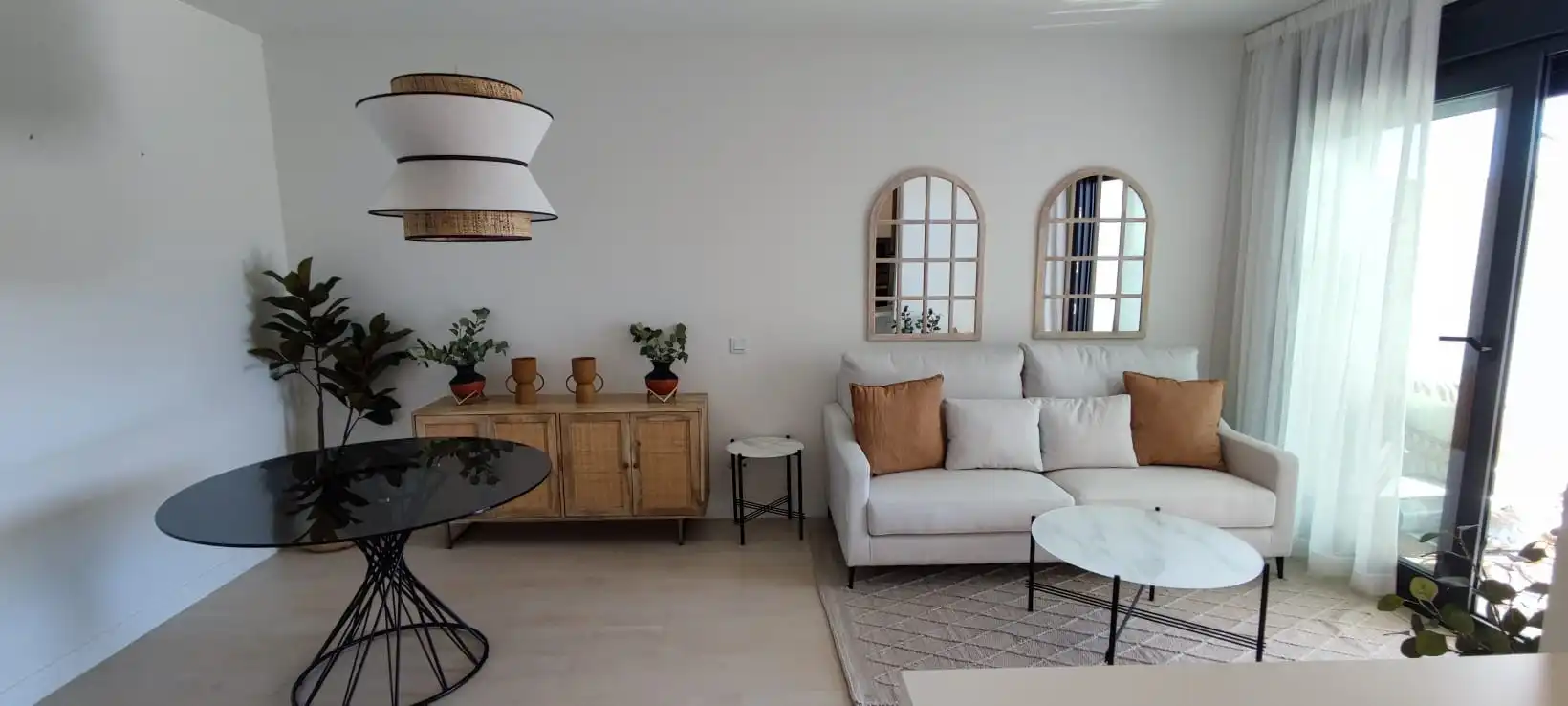Sala de estar de Piso de alquiler en Colmenar Viejo con Aire acondicionado, Calefacción y Jardín privado