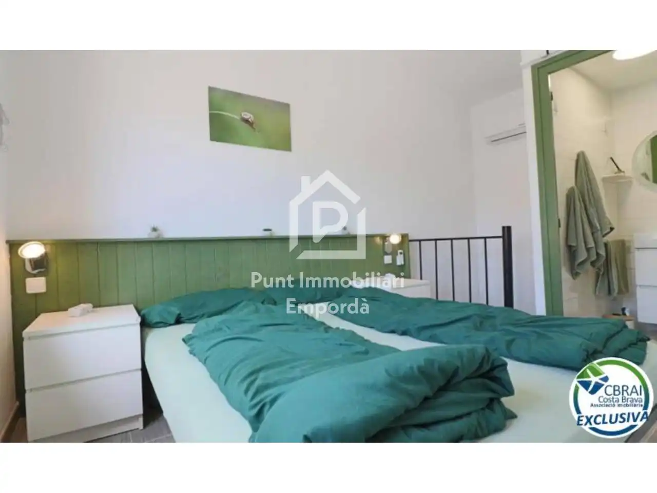 Schlafzimmer von Wohnung zum Verkauf in Empuriabrava mit Parkett, Terrasse und Möbliert