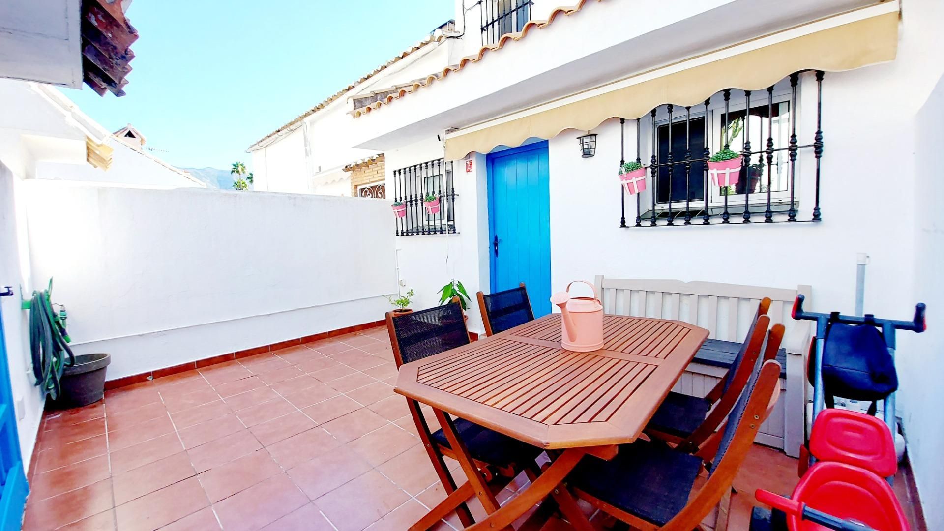 Terrassa de Casa adosada en venda en Mijas amb Aire condicionat, Terrassa i Traster
