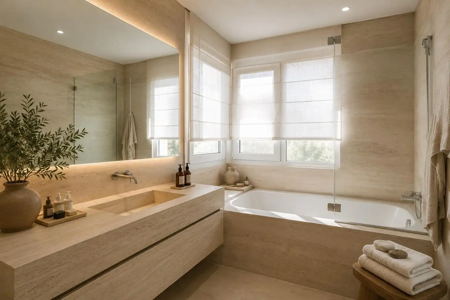 Bathroom of Houses for sale in Sant Just Desvern  with Air Conditioner, Heating and Private garden