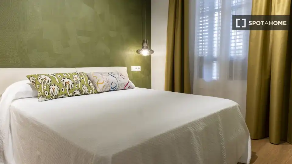 Habitación de Piso de alquiler en Barcelona con Aire acondicionado, Calefacción y Amueblado