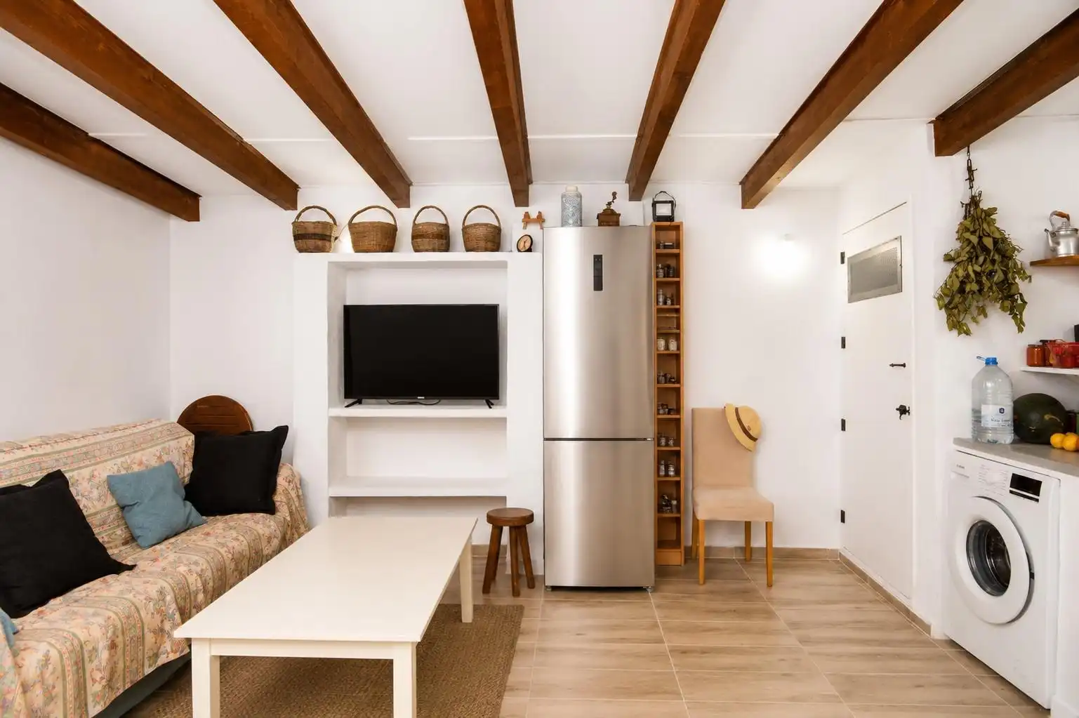 Sala d'estar de Finca rústica en venda en Sa Pobla amb Terrassa