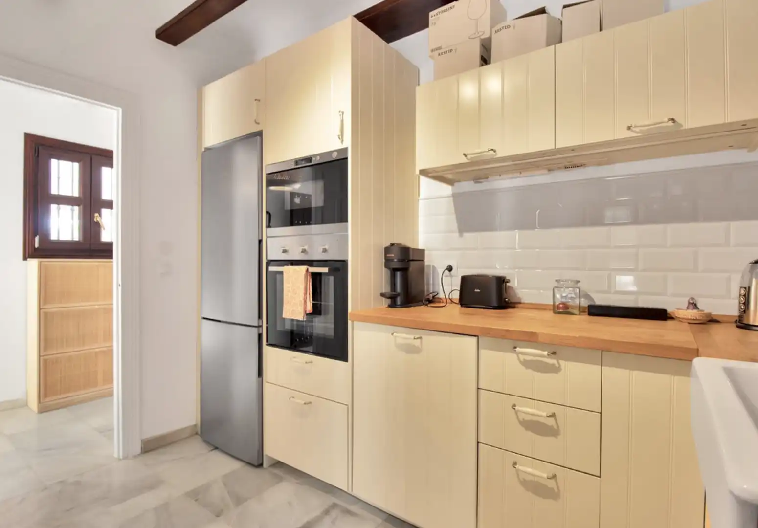 Cocina de Casa adosada en venta en Marbella con Aire acondicionado, Jardín privado y Terraza