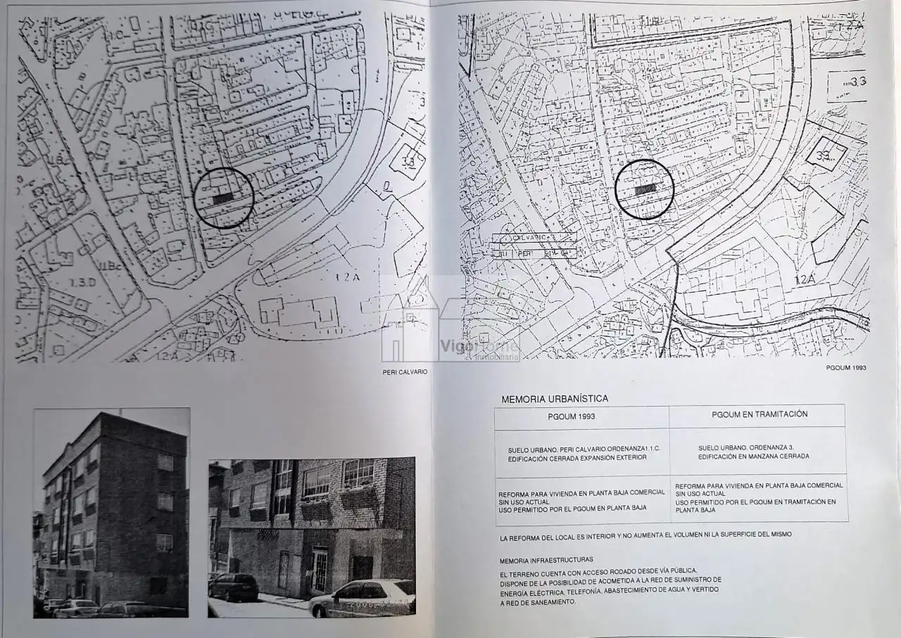 Vista exterior de Planta baja en venta en Vigo  con Calefacción