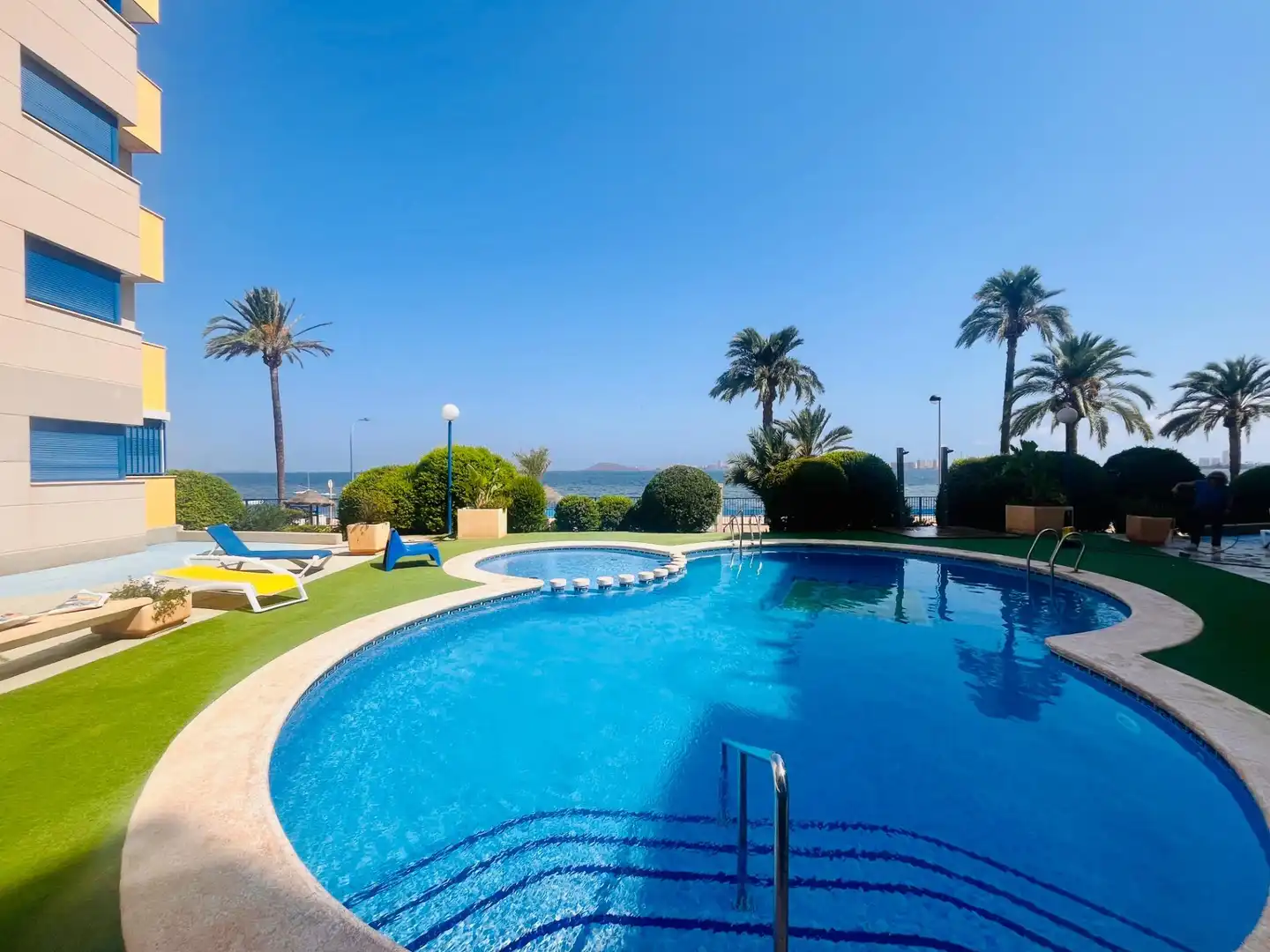 Swimming pool of Attic for sale in La Manga del Mar Menor  with Air Conditioner, Heating and Terrace