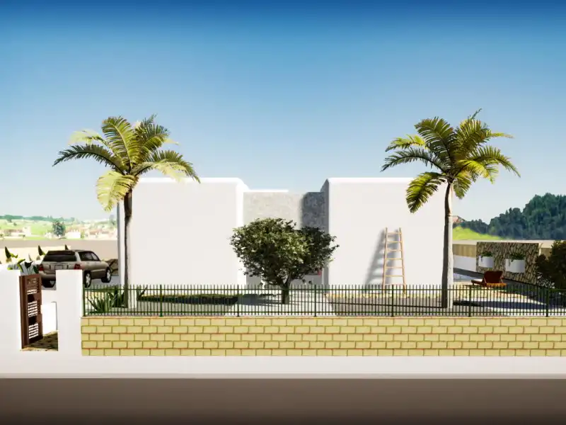 Vista exterior de Casa o chalet en venta en L'Alfàs del Pi con Piscina