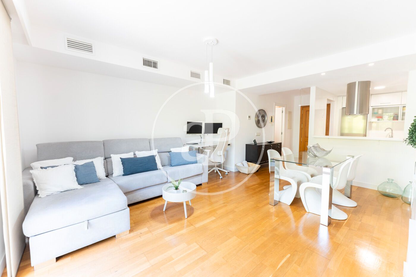 Sala d'estar de Pis en venda en  Palma de Mallorca amb Aire condicionat, Calefacció i Moblat