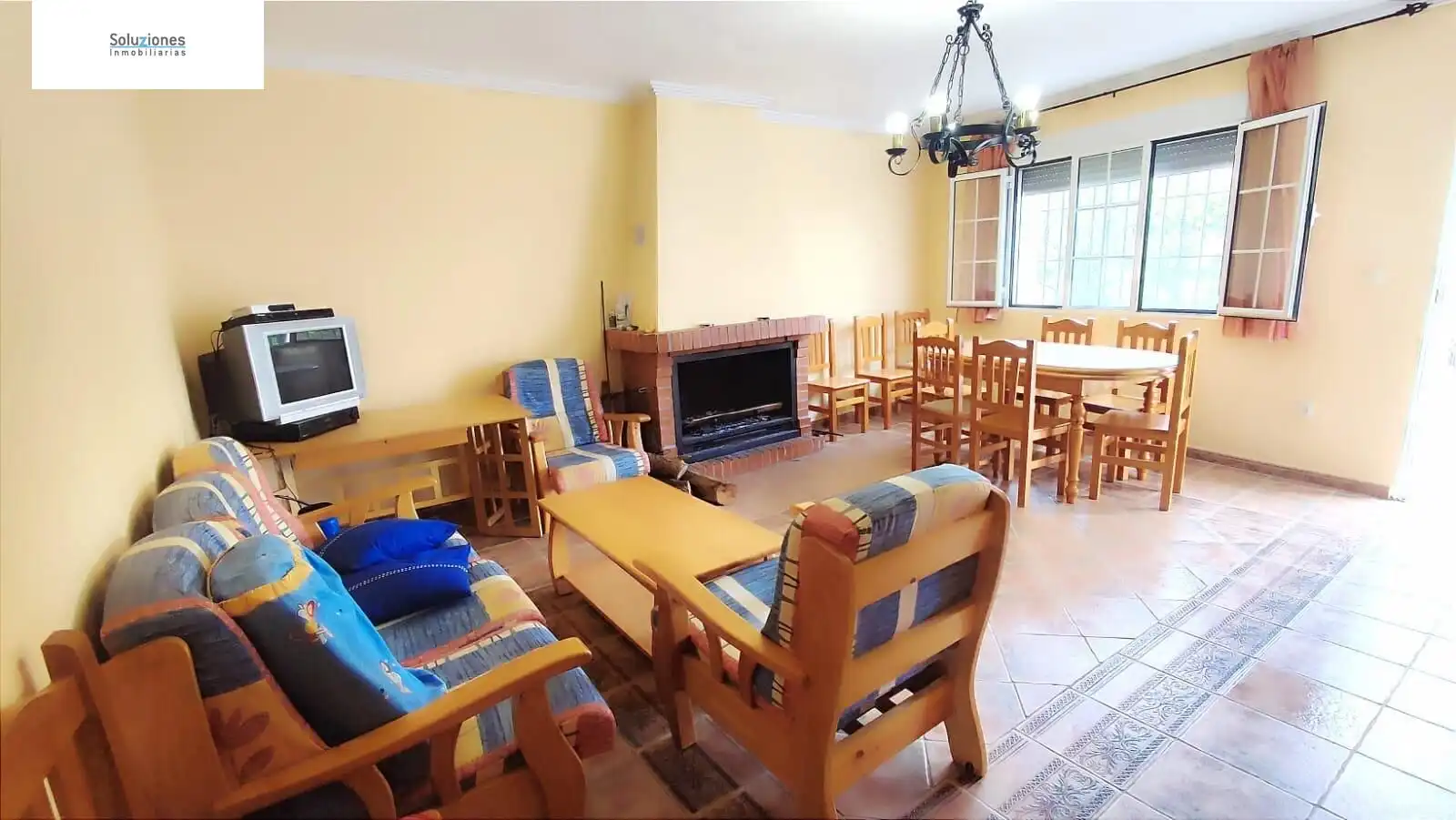 Comedor de Finca rústica en venta en Casas de Lázaro con Calefacción