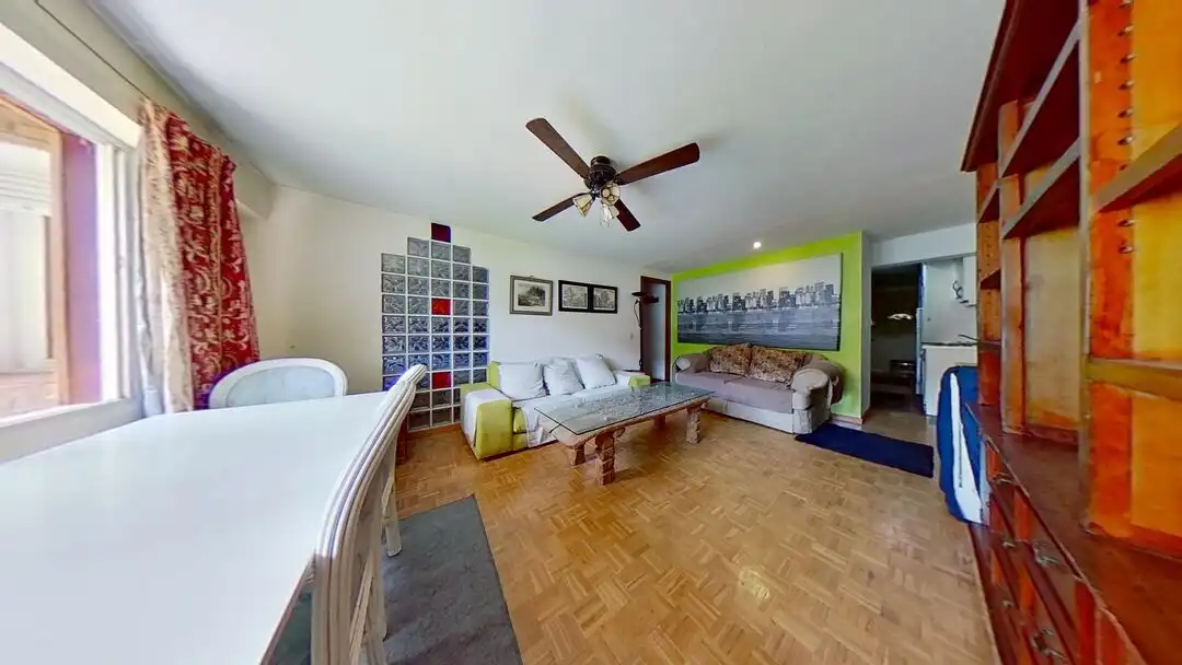 Living room of Flat for rent in Madrid  with Heating, Private garden and Swimming Pool